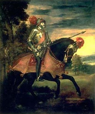 &quot;CARLOS V  A CABALLO  EN MUHLBERG&quot;