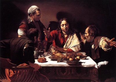 &quot;LA CENA DE EMAÚS&quot;  DE CARAVAGGIO