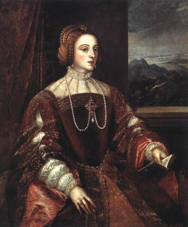 ISABEL, ESPOSA DE CARLOS V -TIZIANO