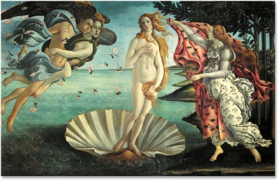 EL NACIMIENTO DE VENUS DE BOTICELLI