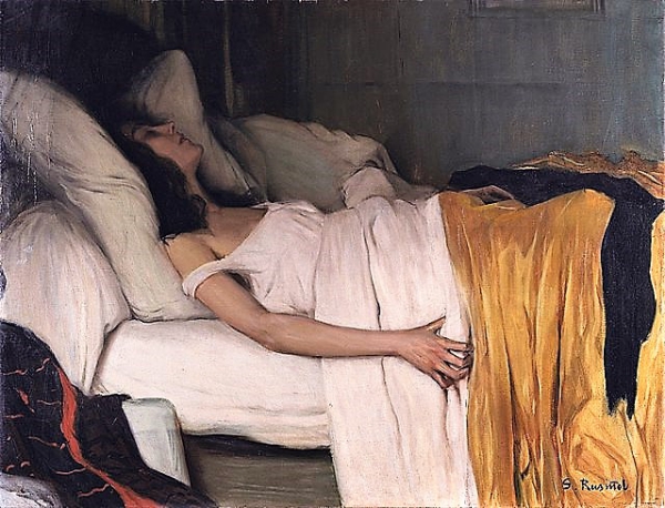 &quot;LA MORFINA&quot; de SANTIAGO RUSIÑOL 1894