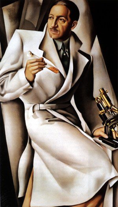 TAMARA LEMPICKA. &quot;Retrato del Dtor Boucard y los probióticos&quot;