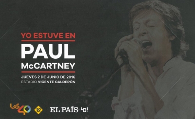 YO ESTUVE EN EL CONCIERTO DE P. McCARTNEY