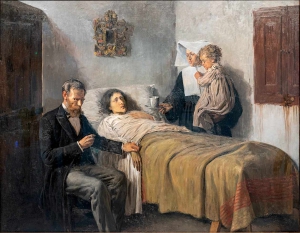 CIENCIA Y CARIDAD de PABLO PICASSO, 1897