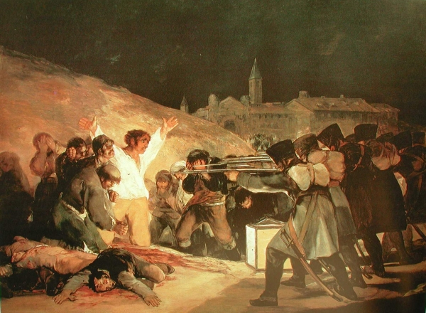 LOS FUSILAMIENTOS DEL 2 DE MAYO DE GOYA