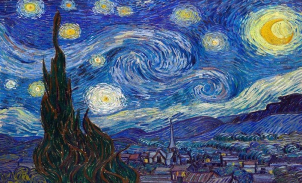 VAN GOGH , NOCTURNOS AL ÓLEO.